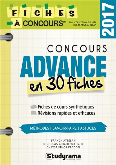 Concours Advance 2017 : 30...