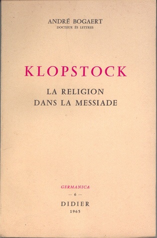 Klopstock, la religion dans la Messiade