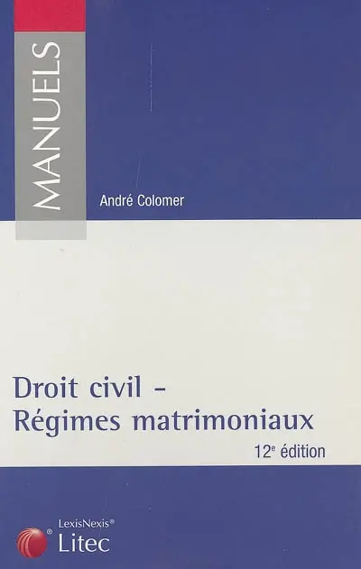 Droit civil : régimes matrimoniaux