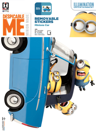 Minions : voiture : sticker