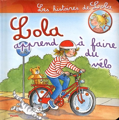 Lola apprend à faire du vélo