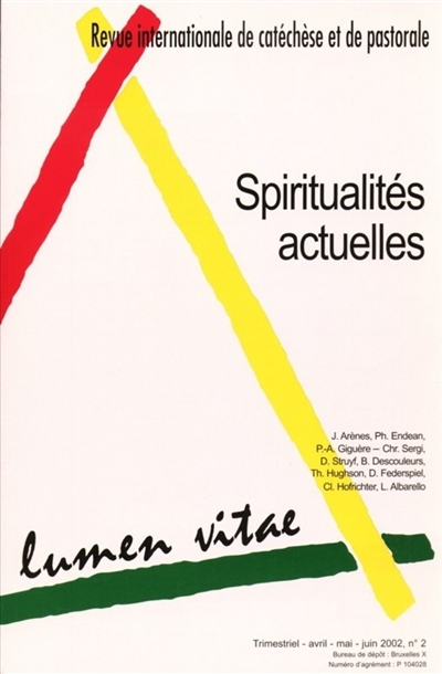 Lumen vitae, n° 2(2002)....