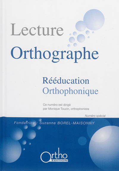 Lecture, orthographe