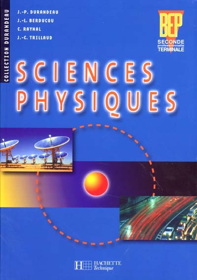 Sciences physiques, BEP seconde professionnelle, terminale