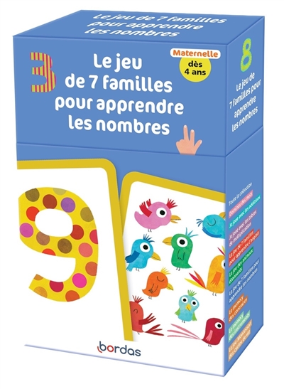 Le jeu de 7 familles pour apprendre les nombres