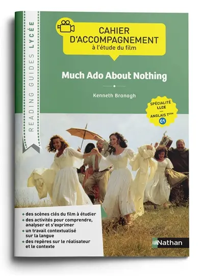 Much ado about nothing, Kenneth Branagh : cahier d'accompagnement à l'étude du film : spécialité LLCE, anglais terminale C1