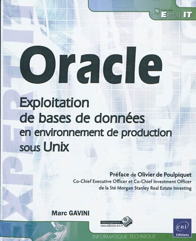 Oracle : exploitation de bases de données en environnement de production sous Unix