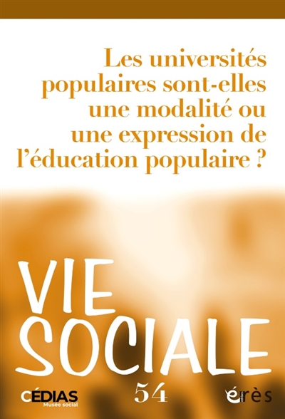 Vie sociale, n° 54. Les...