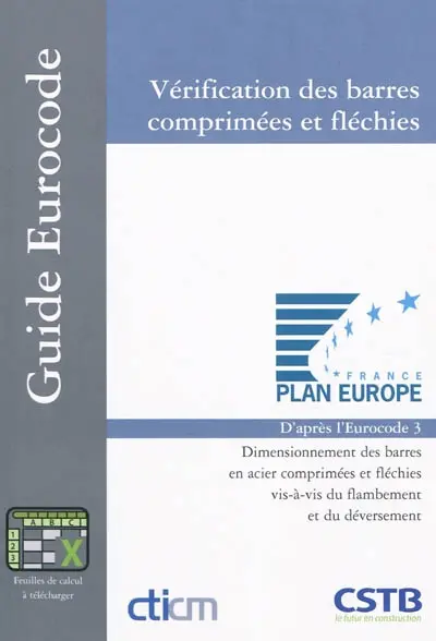 Vérification des barres comprimées et fléchies : dimensionnement des barres en acier comprimées et fléchies vis-à-vis du flambement et du déversement