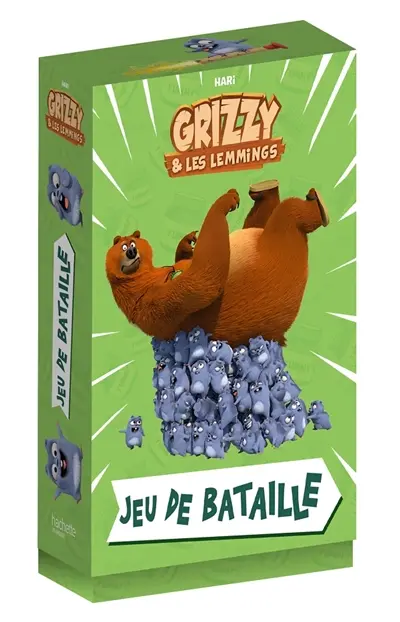 Grizzy : Boîte de cartes - Jeu de bataille : Boite de cartes
