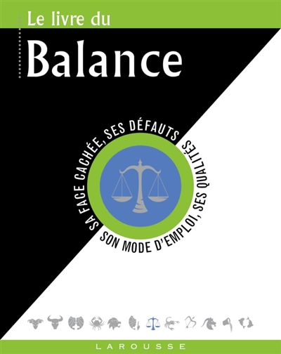 Le livre de la Balance : 23 septembre-22 octobre