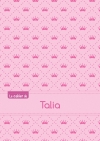 CAHIER TALIA BLANC,96P,A5...