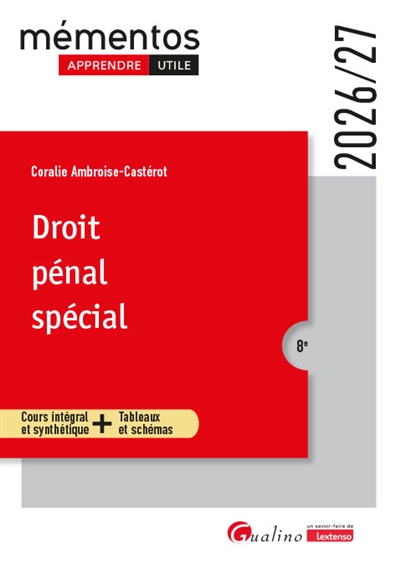 Droit pénal spécial : cours...