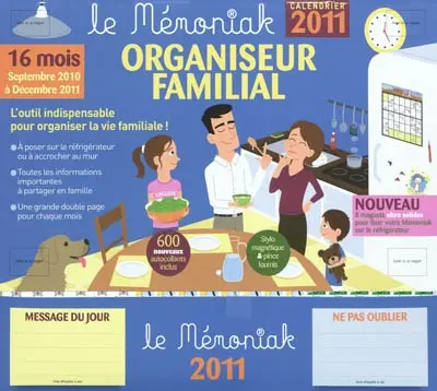 Organiseur familial Mémoniak 2011