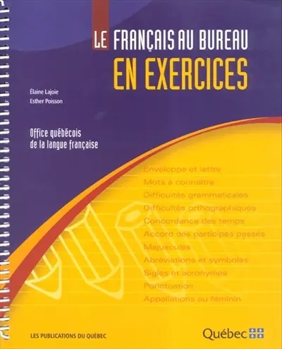 Le français au bureau en exercices