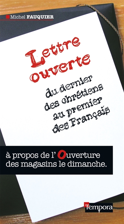 Lettre ouverte du dernier...