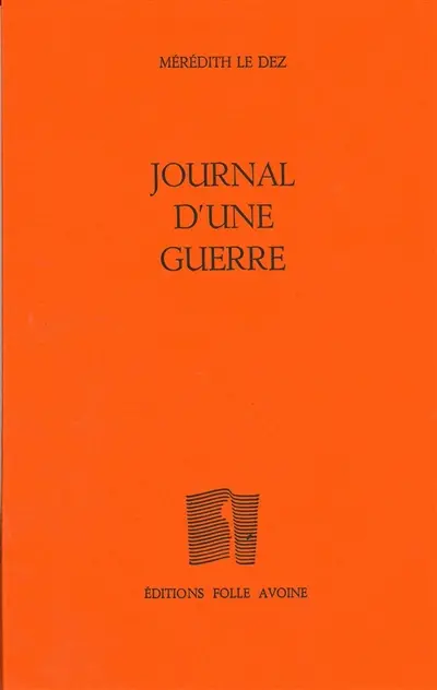 Journal d'une guerre