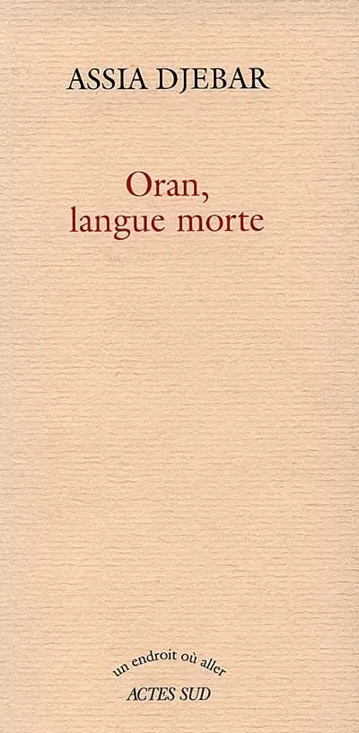 Oran, langue morte