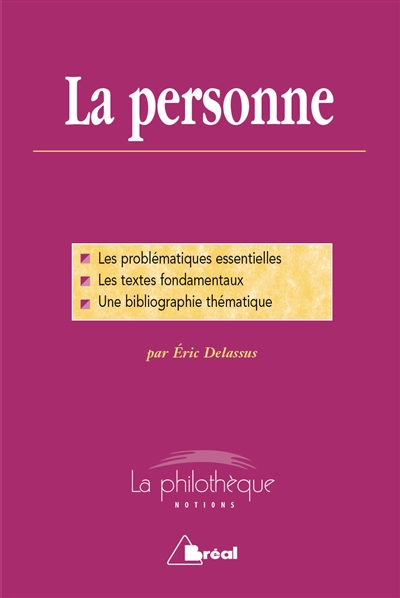 La personne : de l'individu...