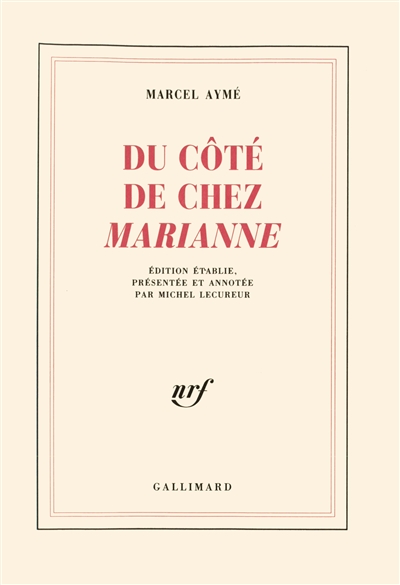 Du côté de chez Marianne : chroniques 1933-1937
