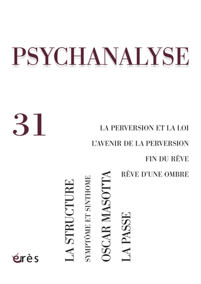 Psychanalyse, n° 31. L'amour fou chez Duras