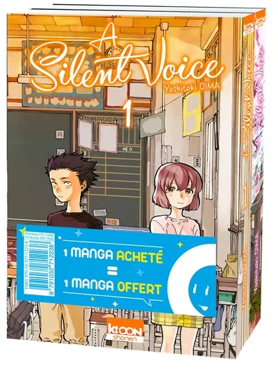 A silent voice : pack offre découverte volumes 1 et 2