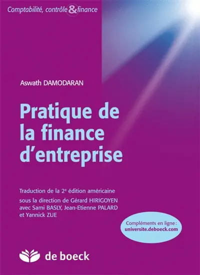 Pratique de la finance d'entreprise