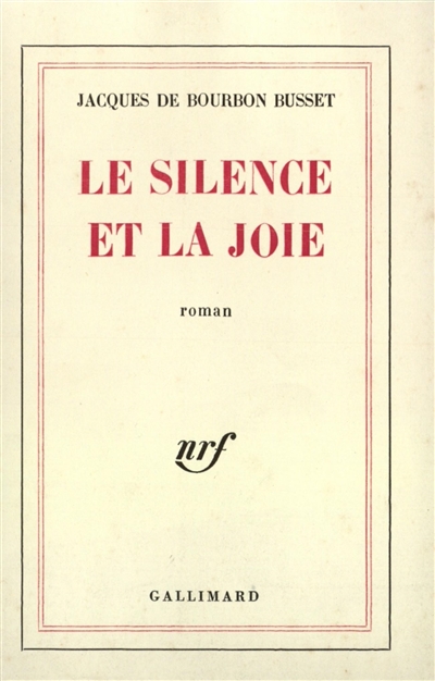 Le silence et la joie