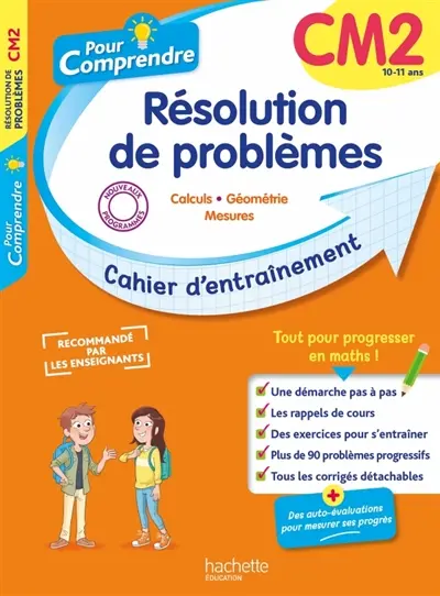 Pour comprendre, résolution de problèmes CM2, 10-11 ans : calculs, géométrie, mesures