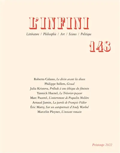 Infini (L'), n° 148