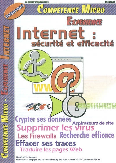Compétence Micro. Expérience, n° 21. Internet : sécurité et efficacité