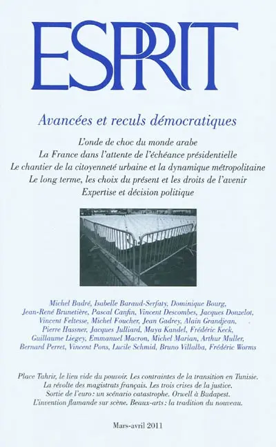Esprit, n° 373. Avancées et reculs démocratiques