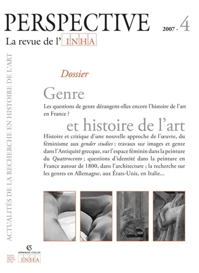 Perspective, n° 4 (2007). Gender studies et histoire de l'art