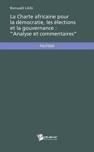 La Charte africaine pour la...
