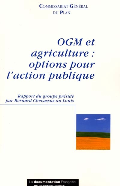 OGM et agriculture : options pour l'action publique