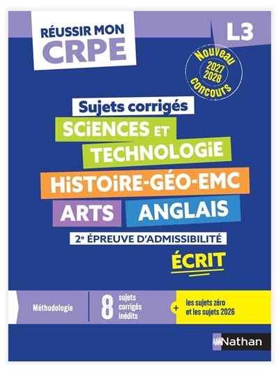 Sujets corrigés sciences et...