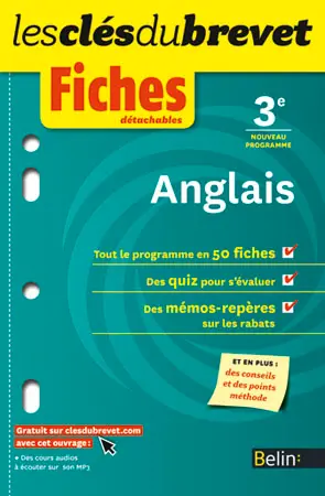 Anglais 3e : nouveau programme