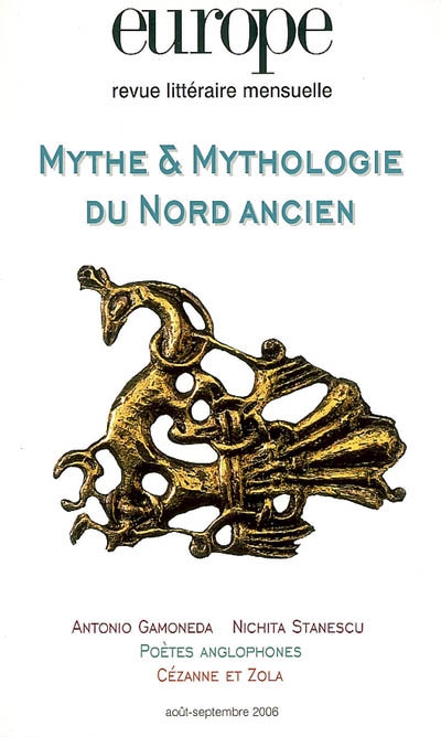 Europe, n° 928-929. Mythe...