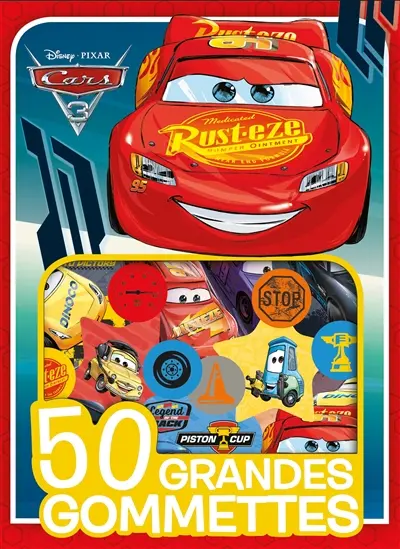 Cars 3 : 50 grandes gommettes