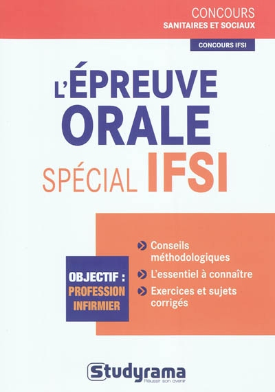 L'épreuve orale, spécial IFSI