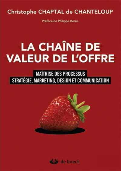 La chaîne de valeur de l'offre : maîtrise des processus stratégie, marketing, design et communication