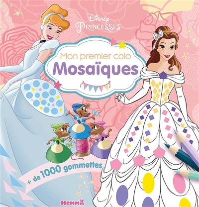 disney princesses : mon premier colo mosaïques