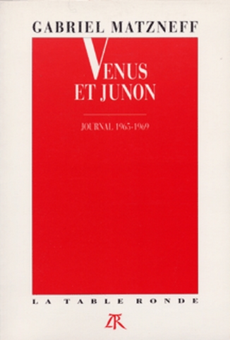 Vénus et Junon : journal 1965-1969