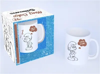 Mugcake les Schtroumpfs : 1 livre de 18 recettes, 1 mug collector sérigraphié