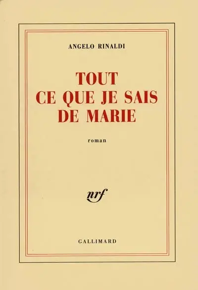 Tout ce que je sais de Marie