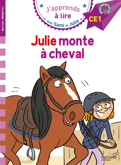 Julie monte à cheval