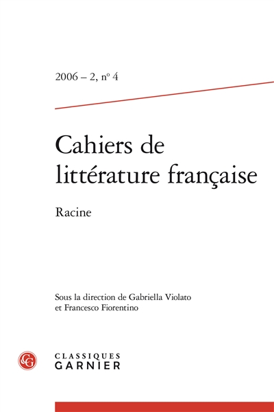 Cahiers de littérature...