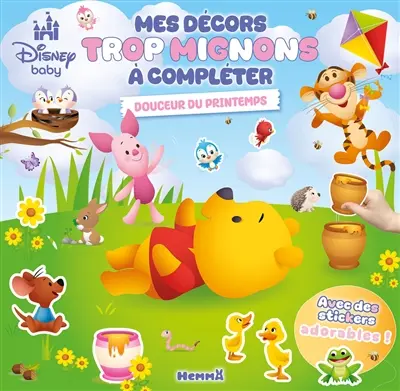 Disney Baby : Mes décors trop mignons à compléter : Douceur du printemps - Avec des stickers Adorables !