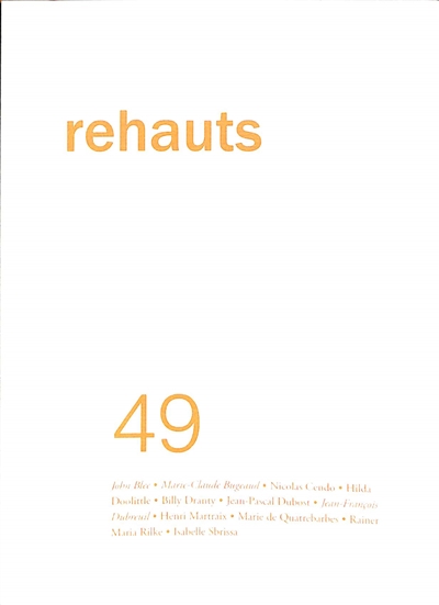 Rehauts, n° 49