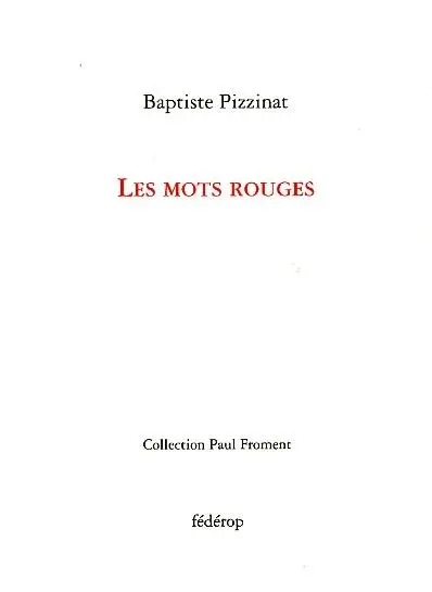Les mots rouges